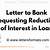 sample letter to bank manager to reduce interest rate