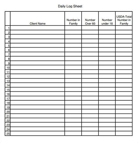 Sample Call Log Template 11+ Free Documents in PDF, Word