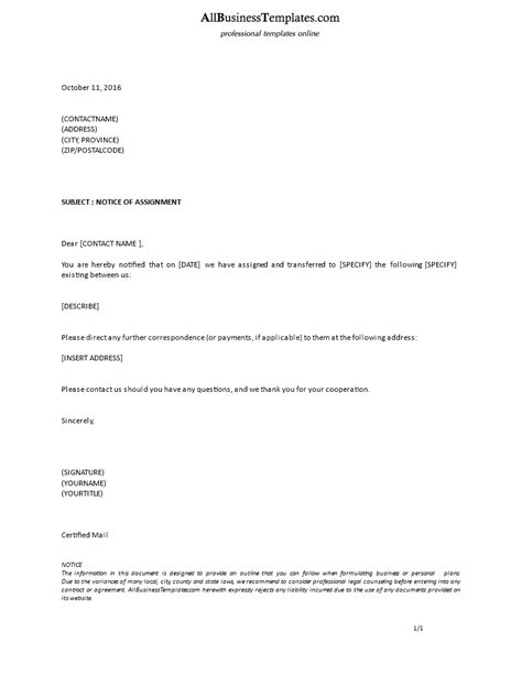 Assignment of Lien Template by BusinessinaBox™