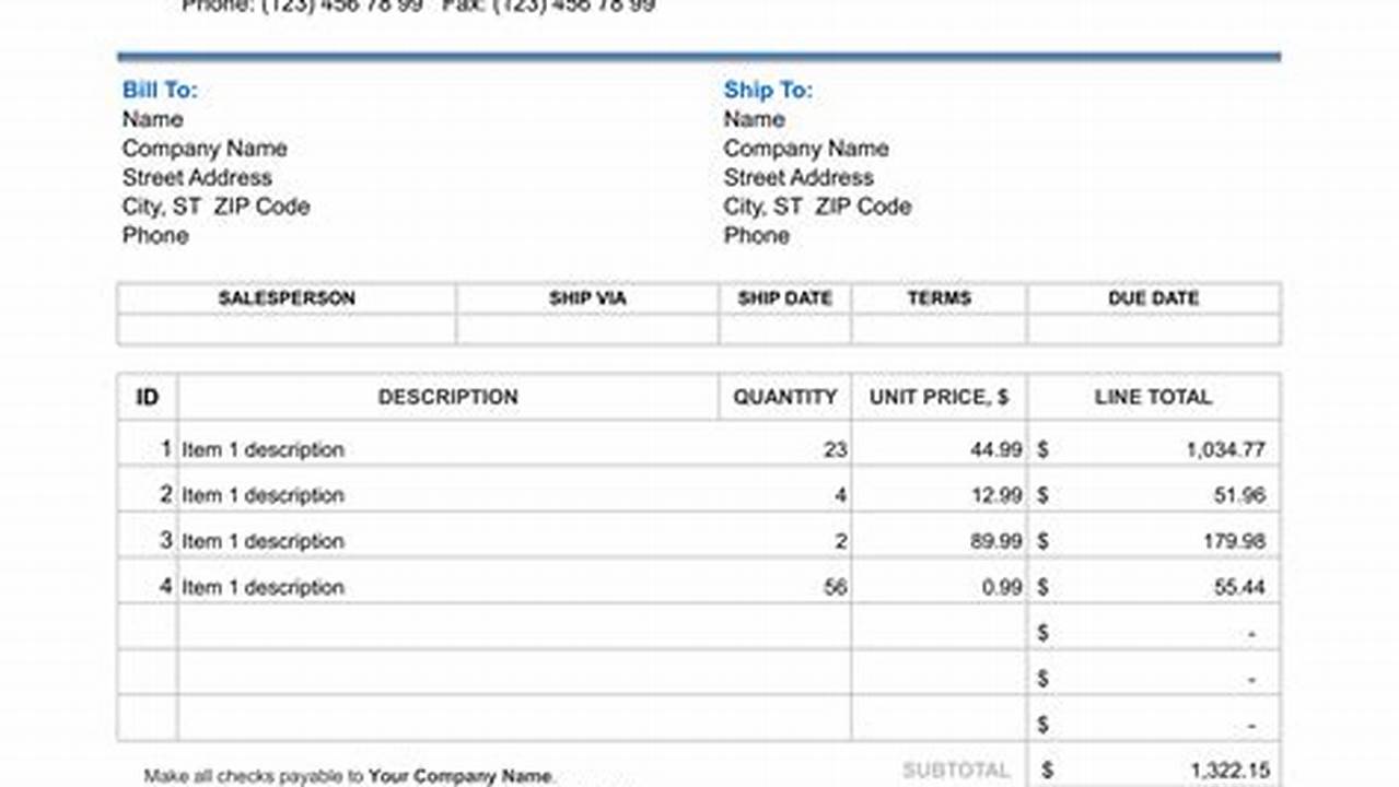 Sample Sales Invoice: An In-Depth Guide for Small Businesses