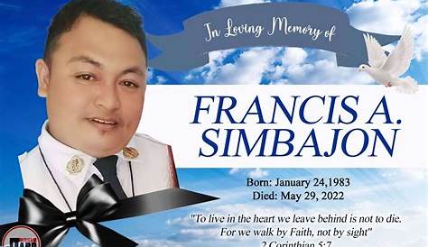 3x2 In the Loving Memory of Francis Simbajon