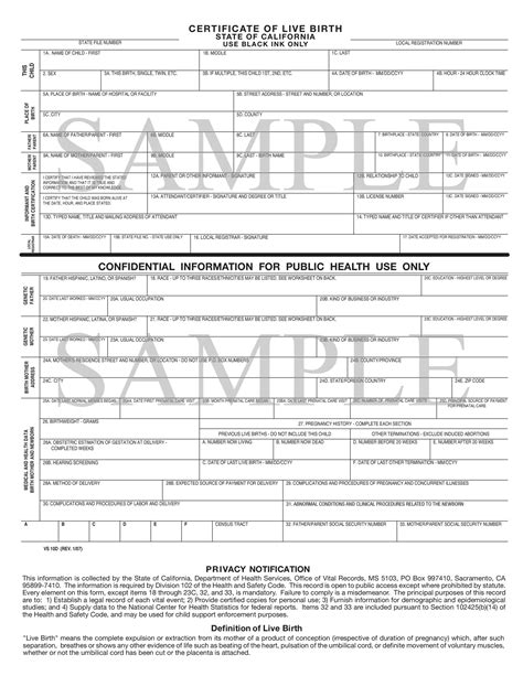 20 Free Birth Certificate Templates in MS Word & PDF