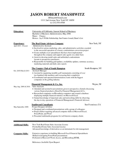 sample cv canada format