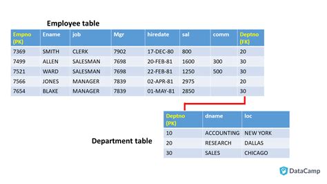 sample database tables with data for sql practice