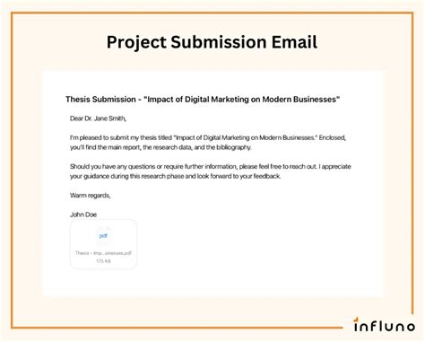 sample email for submission of requirements