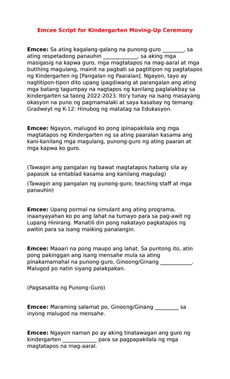 sample emcee script for school program in tagalog