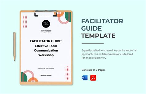 Sample Facilitator Guide Template