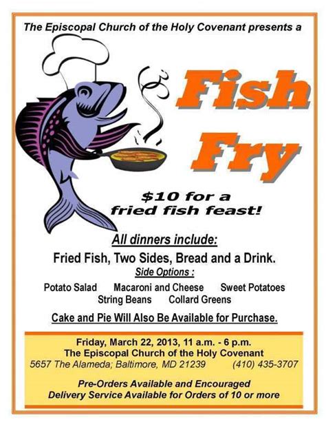 sample fish fry flyer