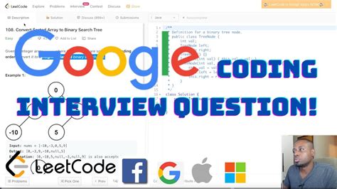 sample google coding interview questions