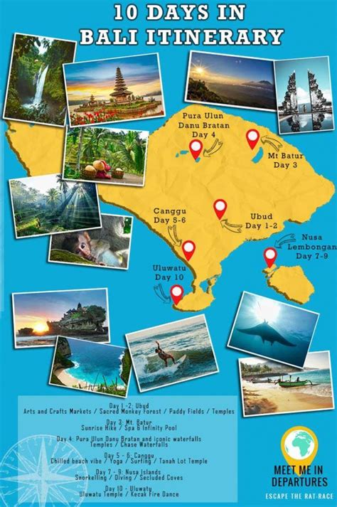 sample itinerary bali