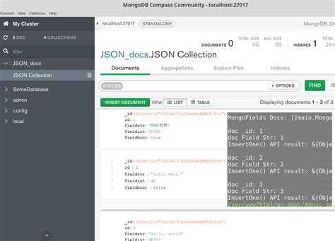 Sample Mongodb Json File