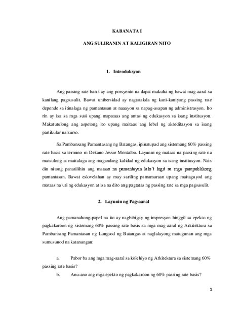 sample of introduction in research tagalog