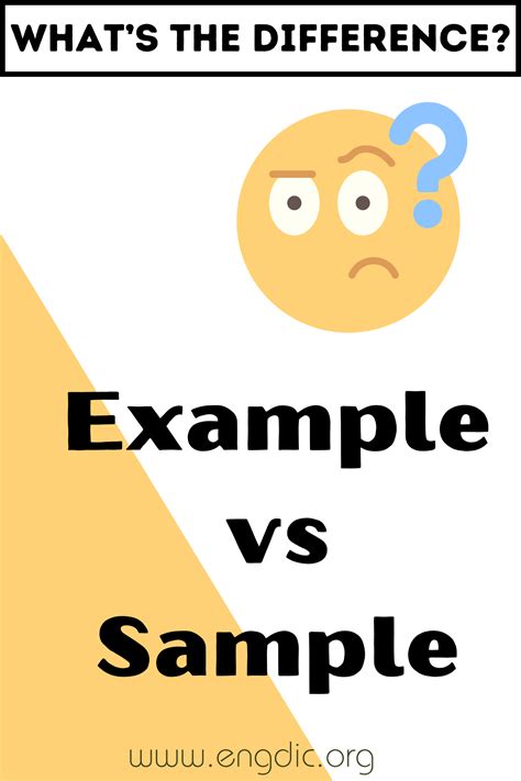 Sample Or Example Difference