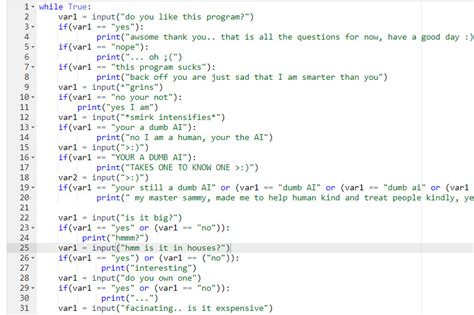 sample python code for beginners