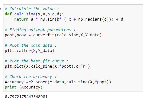 sample python code for machine learning