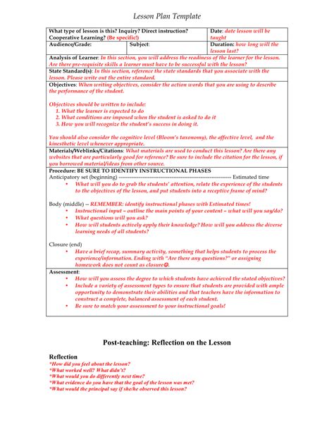 sample remarks and reflection in lesson plan pdf grade
