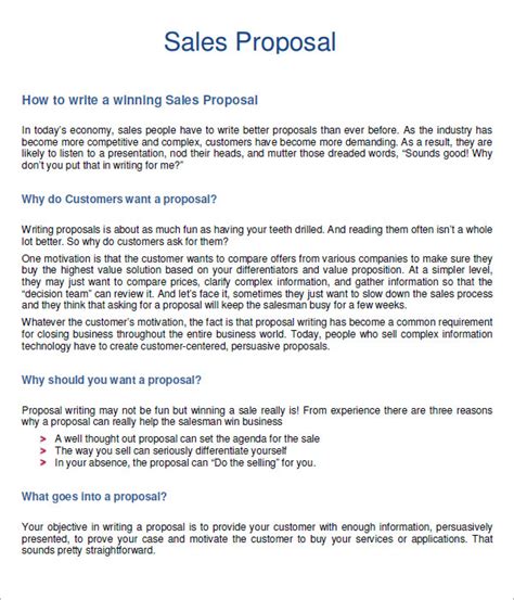21+ Sales Proposal Templates DOC, Excel, PDF, PPT Free & Premium