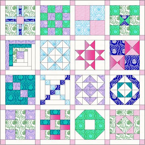 Sampler Quilt Patterns For Beginners