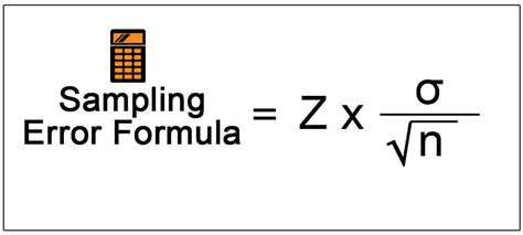 Unveiling the Mysteries: A Comprehensive Guide to the Sampling Error Formula