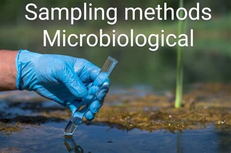sampling for microbiological analysis