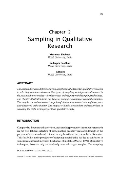sampling methods in qualitative and quantitative research pdf