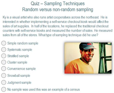 Sampling Techniques Quizlet