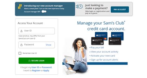 Sams Club Credit Card Login synchrony Bank