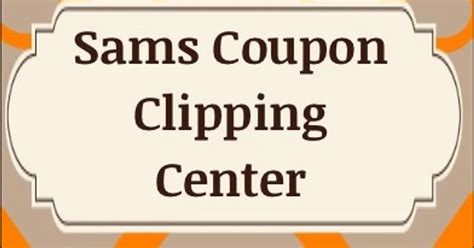 Save Money With Sams Coupon Clipping