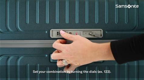 Samsonite Luggage Lock Reset Button