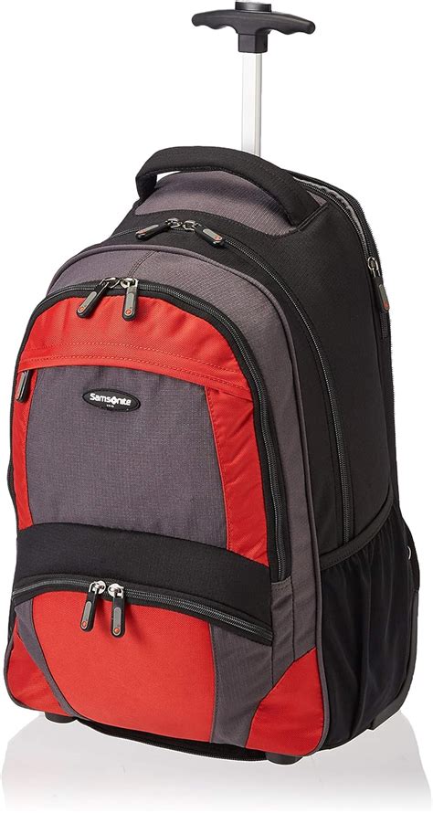 Samsonite Wheeled Backpack Black/Orange
