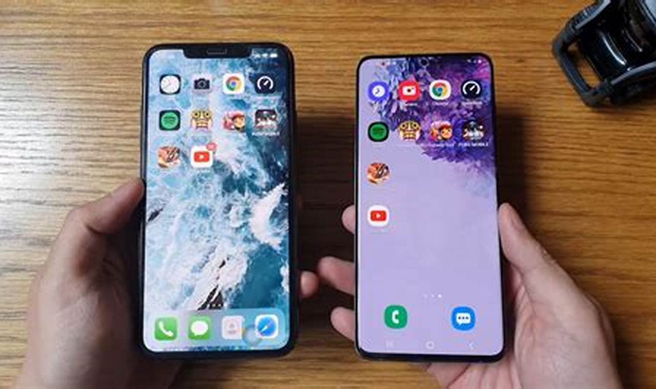 samsung galaxy s20 plus vs iphone 11 pro max
