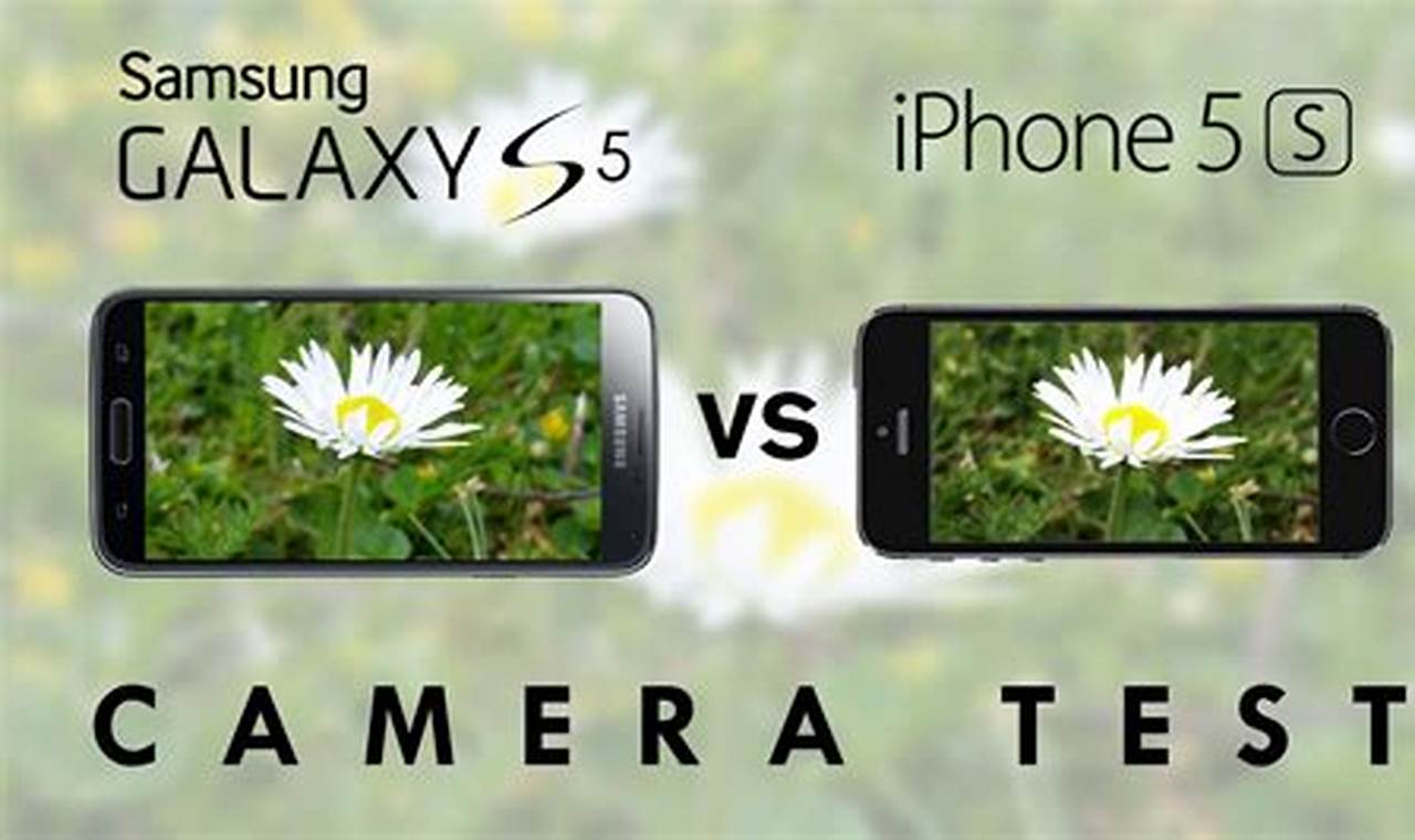 samsung galaxy s5 vs iphone 5s camera test