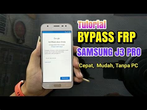BYPASS FRP NO PC Samsung J7 Pro J5 Pro J3 Pro Unlock Akun Google