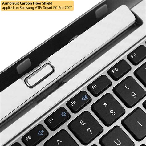 Skinomi TechSkin Samsung ATIV Smart PC 500T / 700T Keyboard Carbon