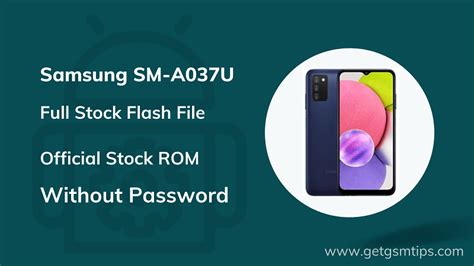 samsung a037u firmware