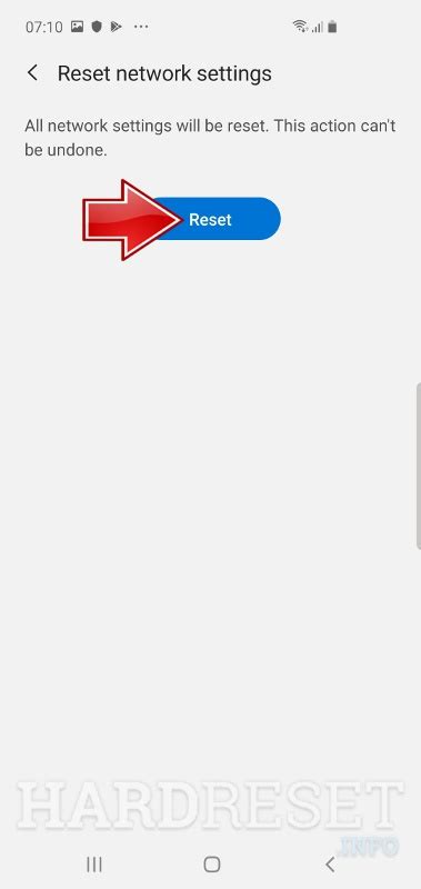 How to Reset Network Settings on Samsung Galaxy A10 The Droid Guy