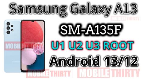 samsung a135f root file
