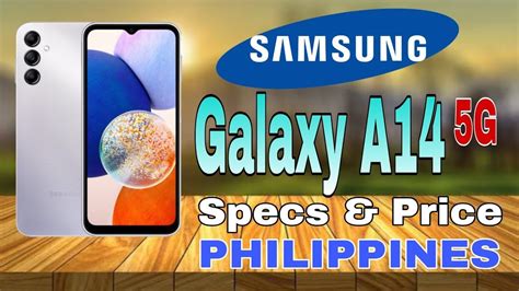 samsung a14 5g price philippines 2023
