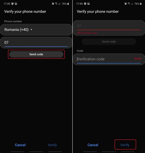 samsung account recovery 2 step verification code