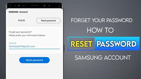 samsung account recovery phone