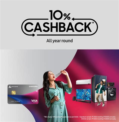samsung cashback offer on credit cards