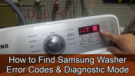 Samsung Codes Washer