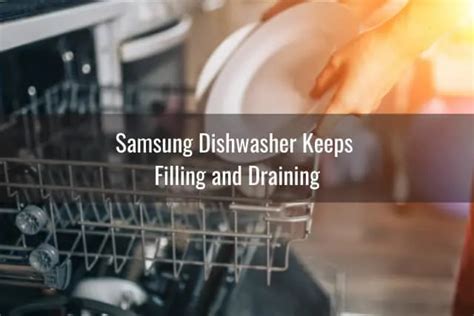 Samsung Dishwasher Does Not Drain