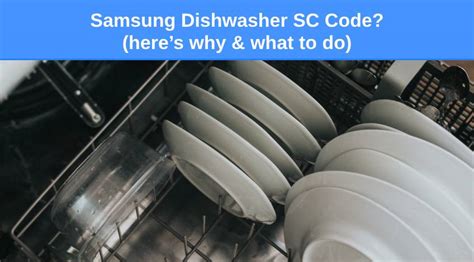 Samsung Dishwasher Sc Code