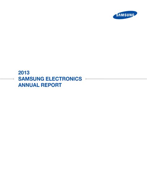 samsung electronics annual report