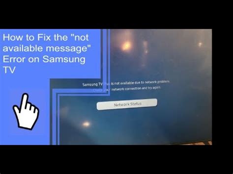 Samsung Error Message Se