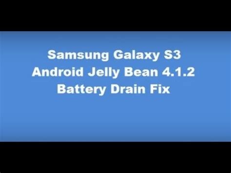samsung galaxy 4s mini battery drain