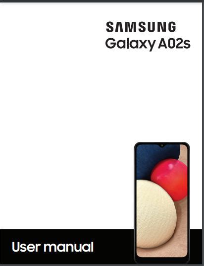 samsung galaxy a02s a12 user manual