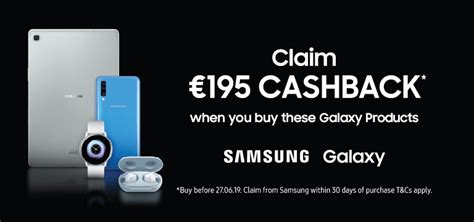 samsung galaxy cash back claim