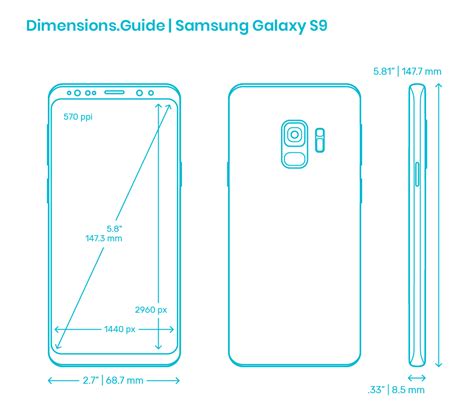 samsung galaxy s9 dimensions